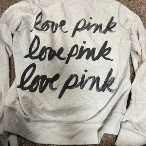 Vs pink quarterzip